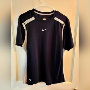 Nike | Performance | Black | Check Fitness Tennis Athletic Shirt | Men’s Size M